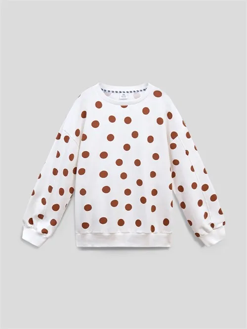 Костюм женский Polka dot мокко, коричневый