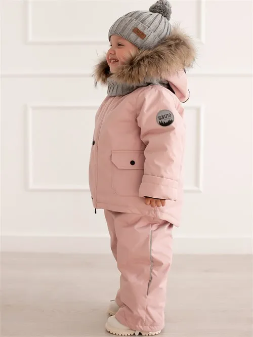 Куртка зимняя мембранная V19 Pink Snow, пудровый (для контрактного производства)