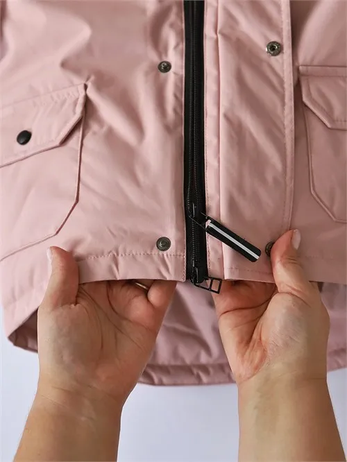 Куртка зимняя мембранная V19 Pink Snow, пудровый (для контрактного производства)