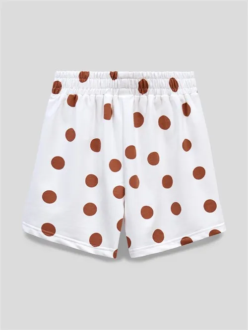 Костюм женский Polka dot мокко, коричневый