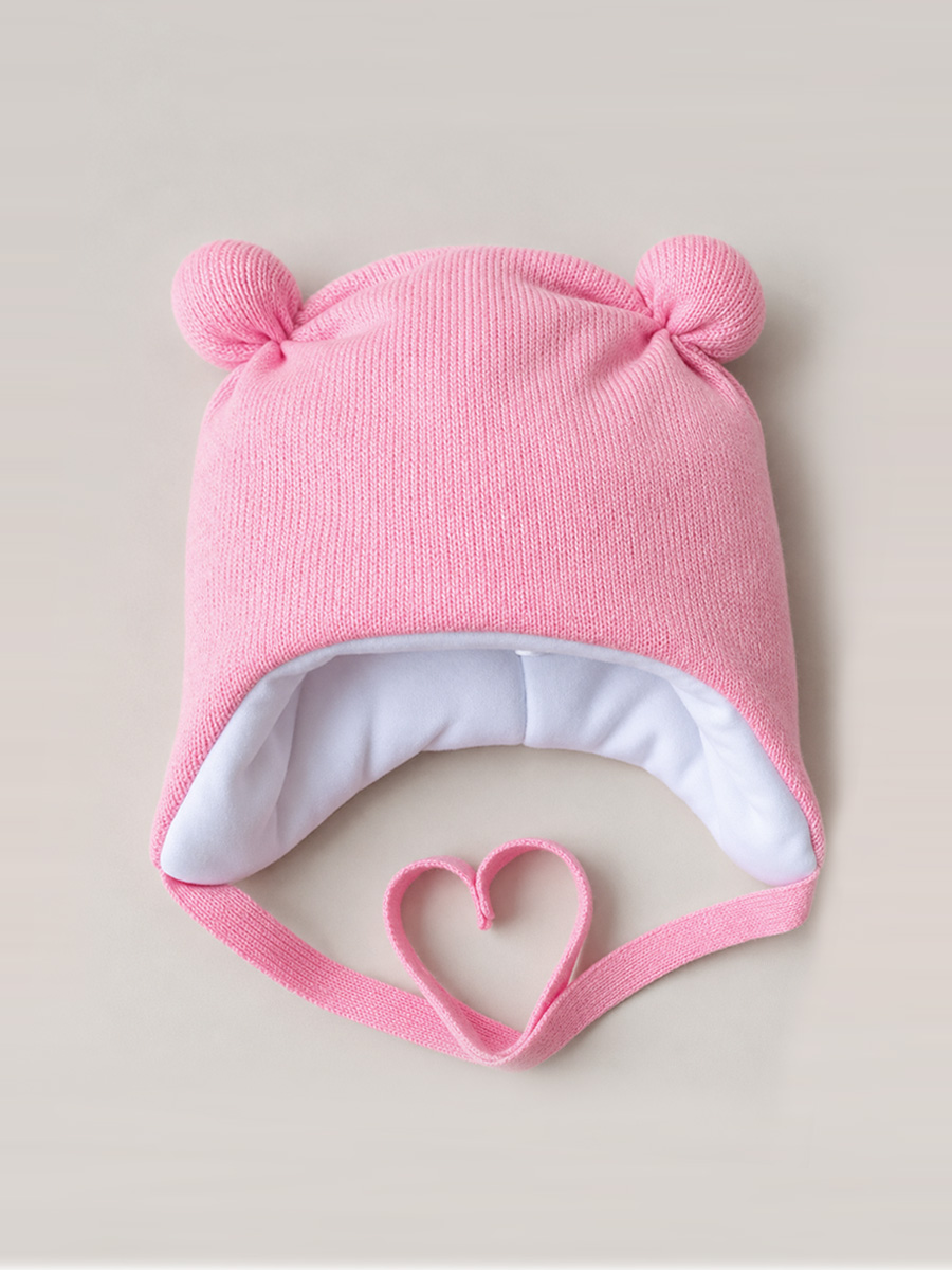 Шапочка зимняя вязаная Sofuto baby pink