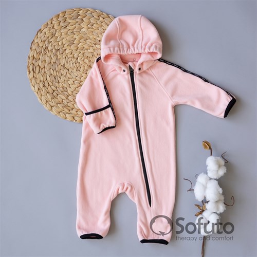 Комбинезон-поддёва Sofuto baby Fleece Peach