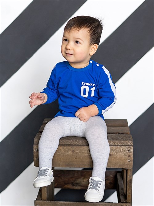 Лонгслив детский Sofuto kids Sport Blue