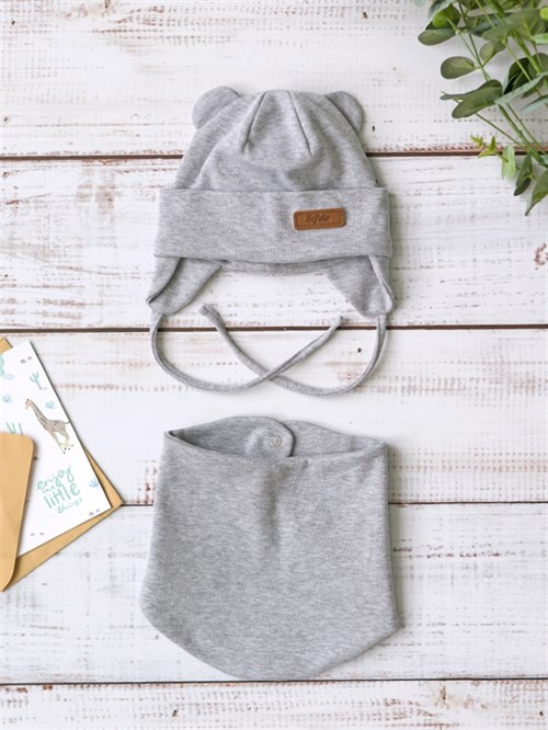 Комплект шапка+снуд Sofuto Urban Gray