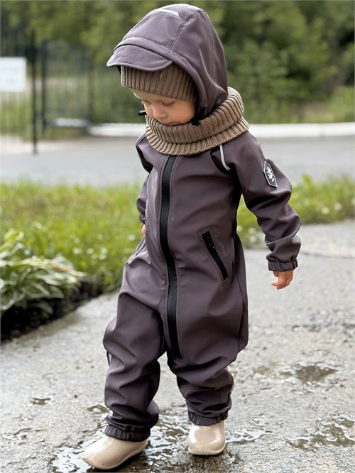 Комбинезон демисезонный Softshell Grafit, серый