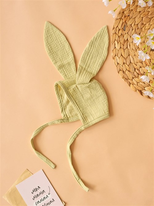 Чепчик муслиновый Pastel Green